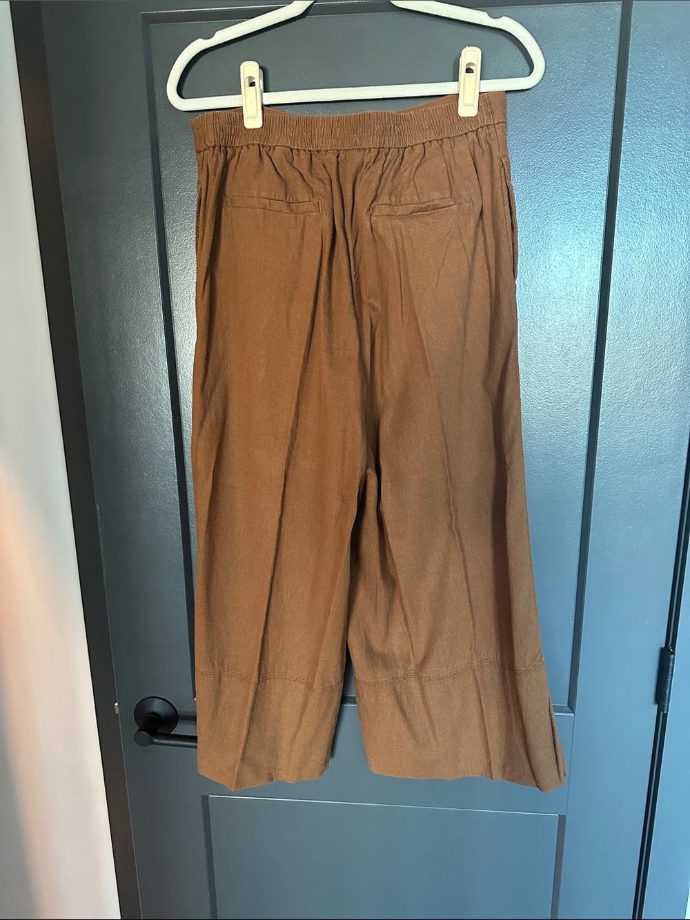 Banana Republic Brown Cropped Wide-Leg Pants - Picture 7 of 7
